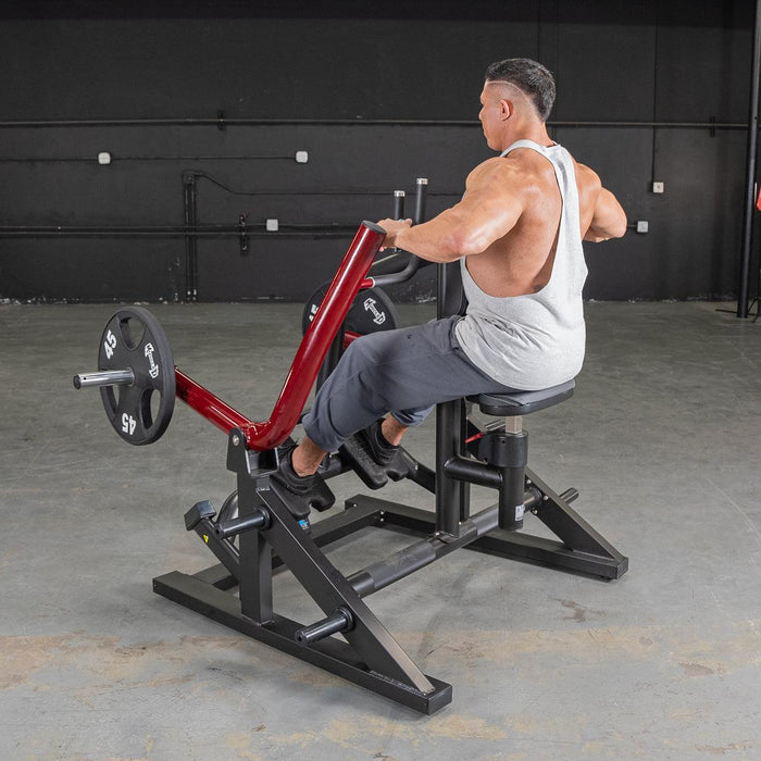 Muscle D Fitness Power Leverage V2  Iso Lateral Seated Row — in use demonstration