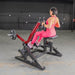 Muscle D Fitness Power Leverage V2  Iso Lateral Seated Row — full setup angle