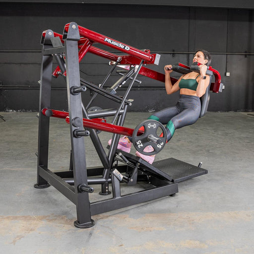 Muscle D Fitness Power Leverage V2 Pendulum Squat — weight load capacity