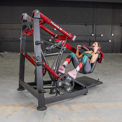Muscle D Fitness Power Leverage V2 Pendulum Squat — front view