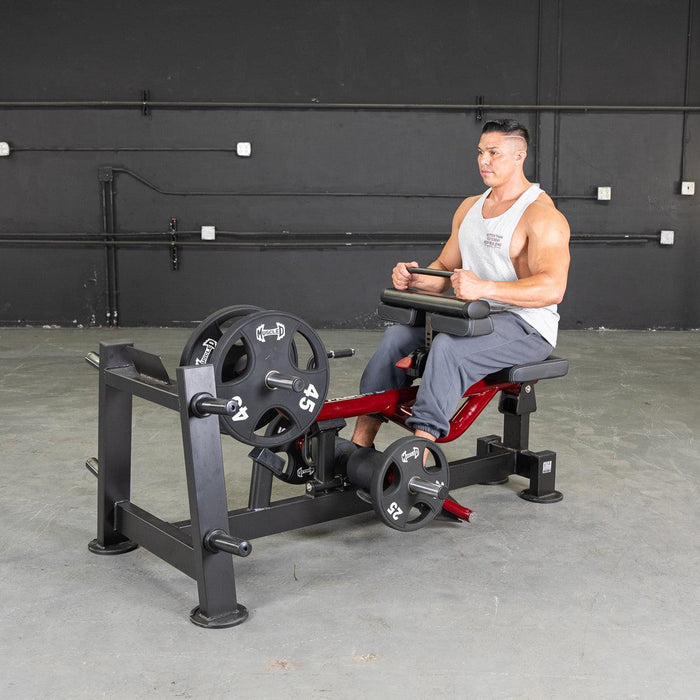 Muscle D Fitness Power Leverage V2  Seated Calf / Tib - Muscle D Fitness — in use demonstration