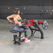 Muscle D Fitness Power Leverage V2 Seated Dip / Triceps Press — in use demonstration