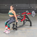 Muscle D Fitness Power Leverage V2 Seated Dip / Triceps Press — full setup angle