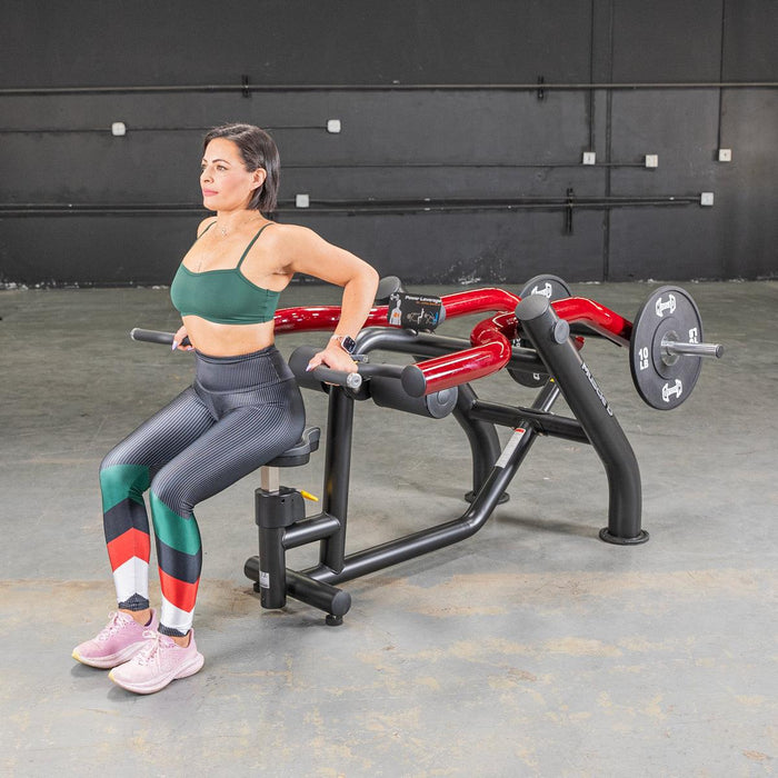 Muscle D Fitness Power Leverage V2 Seated Dip / Triceps Press — grip and contact surface