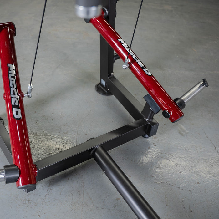 Power Leverage V2 Seated Pec Fly / Rear Delt Combo - PLate Loaded - Weight Storage Included