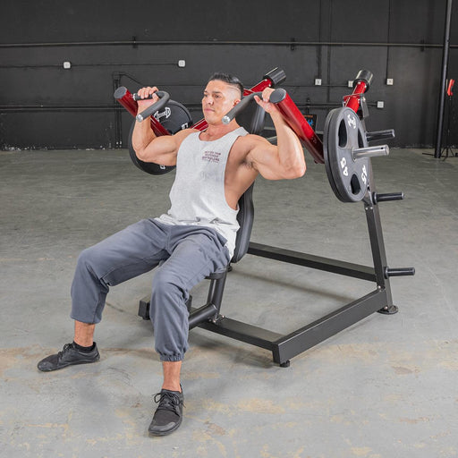 Muscle D Fitness Power Leverage V2 Shoulder Press — front view