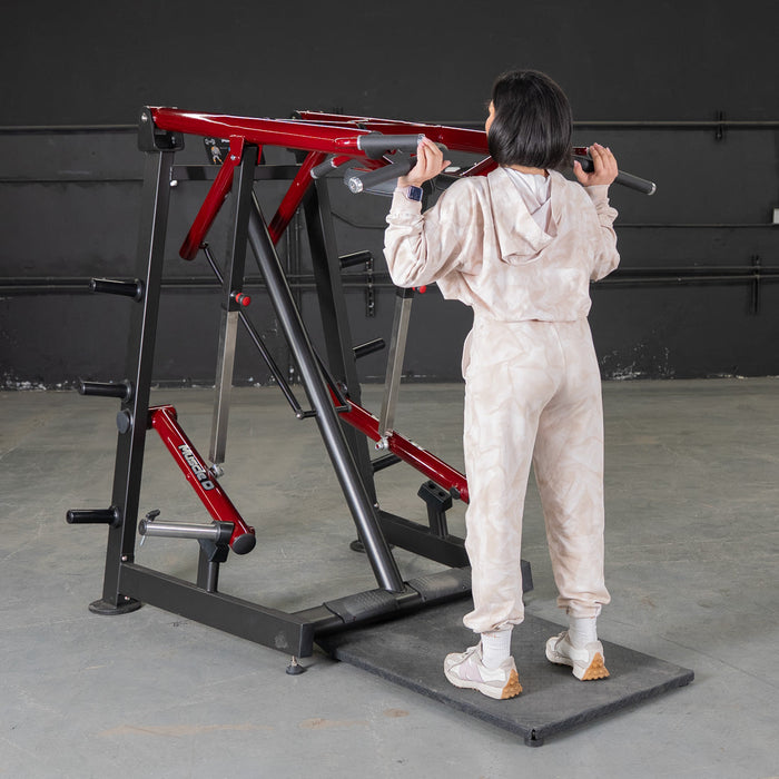 Muscle D Fitness Power Leverage V2 Viking Press / Calf — in use demonstration