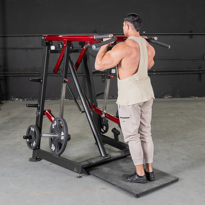 Muscle D Fitness Power Leverage V2 Viking Press / Calf — adjustment mechanism