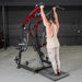 Muscle D Fitness Power Leverage V2 Viking Press / Calf — side profile
