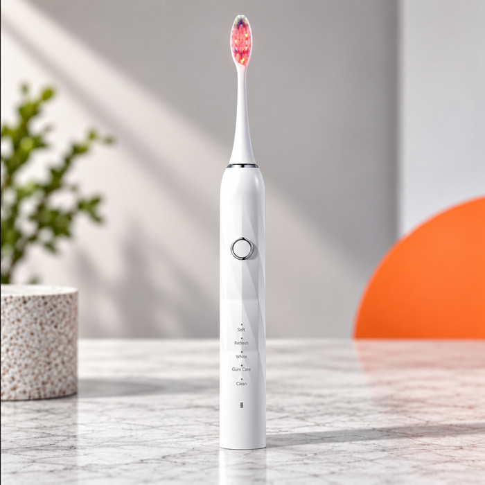 Therasage TheraSmile+ sonic toothbrush with red and blue light