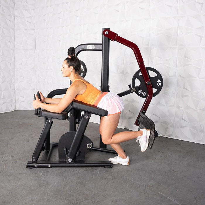 Muscle D Fitness Pro Strength Booty Shaper - Adjustable, Plate Loaded, Glute Kick