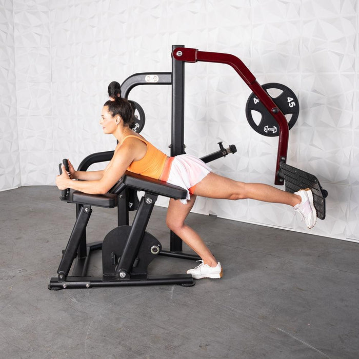 Muscle D Fitness Pro Strength Booty Shaper - Adjustable, Plate Loaded, Glute Kick