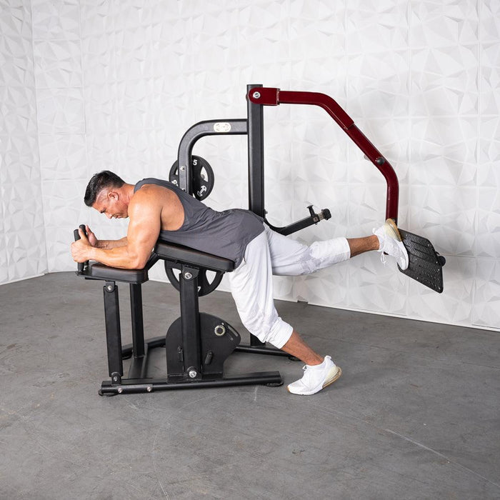 Muscle D Fitness Pro Strength Booty Shaper - Adjustable, Plate Loaded, Glute Kick