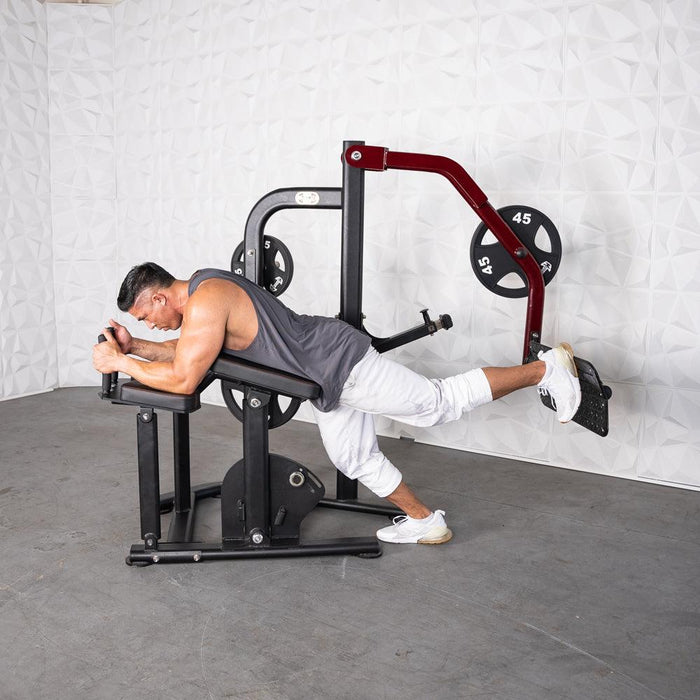 Muscle D Fitness Pro Strength Booty Shaper - Adjustable, Plate Loaded, Glute Kick