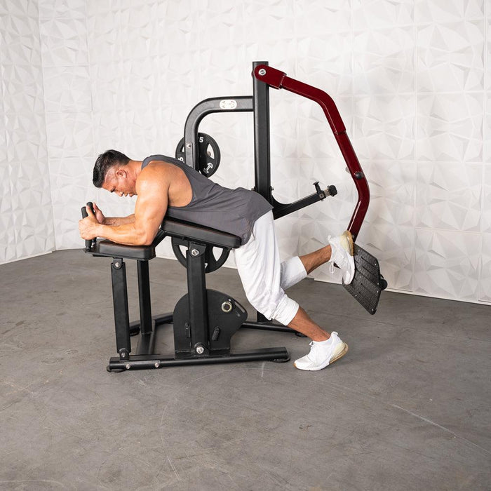 Muscle D Fitness Pro Strength Booty Shaper - Adjustable, Plate Loaded, Glute Kick