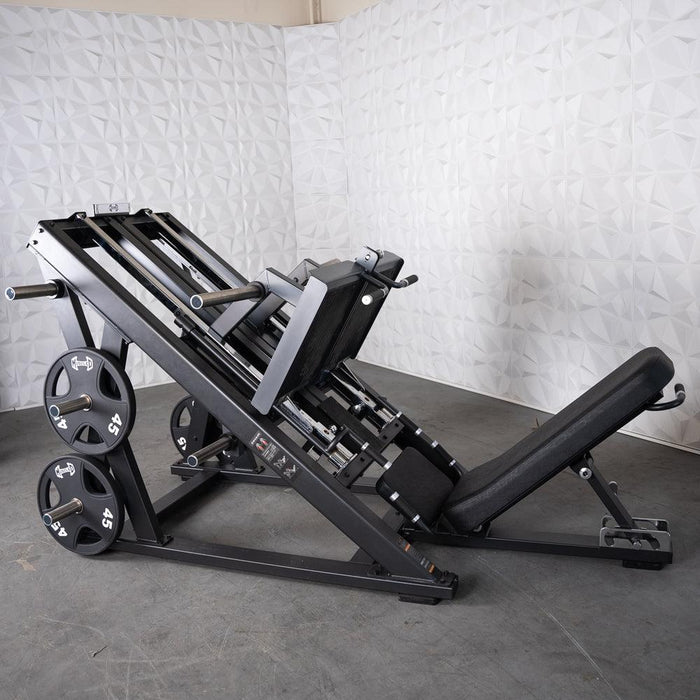 Muscle D Fitness Pro Strength Dual Leg Press - Plate Loaded - Iso-Lateral - 45-Degree