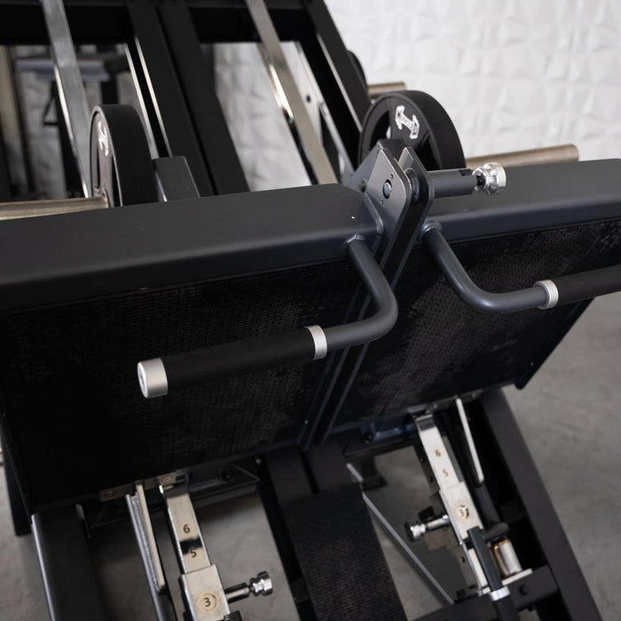 Muscle D Fitness Pro Strength Dual Leg Press - Plate Loaded - Iso-Lateral - 45-Degree