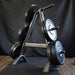 Muscle D Fitness Pro Bumper Training Plates with Center Steel Hub Virgin Rubber — front view