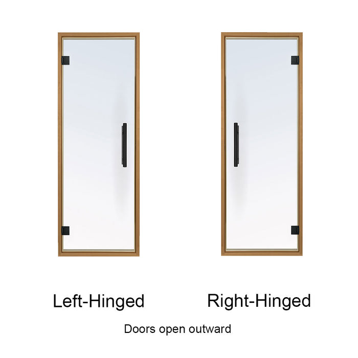 PROSAUNAS Clear Glass Sauna Door 24x73 Prehung Clear Glass - 128156 - image 3