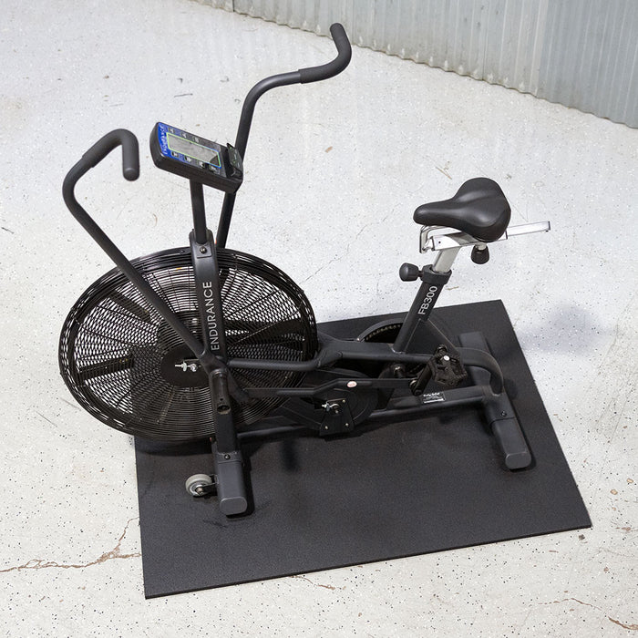 Body Solid 4' x 3' Rubber Mat RFM3/4BLK3 side view