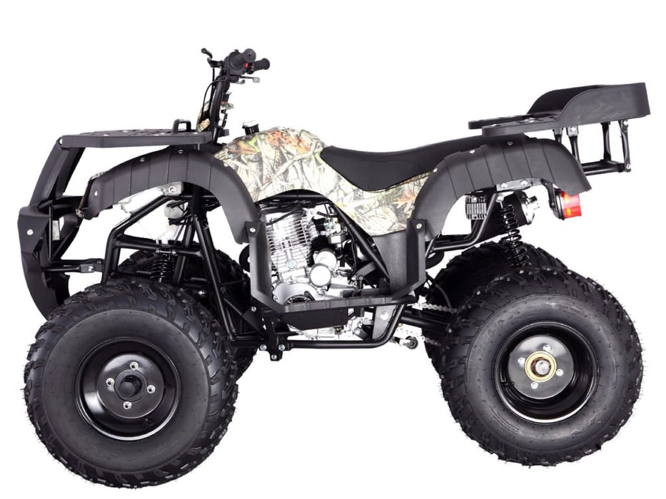 Tao Motor Rhino 250, 197cc, Full Size Utility Quad 2-Wheel Drive, Manual 4 Speed with reverse, Throttle Limiter
