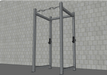 TGrip Commercial 4-Post Power Rack – 3×3 Steel Functional Rack