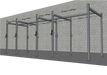 TGrip Commercial 20' Functional Training Rig – 3×3 Steel Multi-Grip Pull-Up