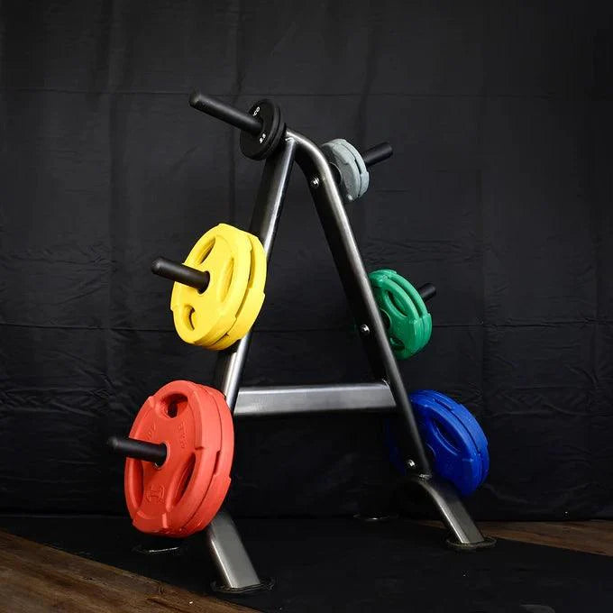 Muscle D Fitness RUBBER COATED COLORED OLYMPIC PLATES: Rubber Plates, per Pair - Muscle D Fitness -... — weight load capacity