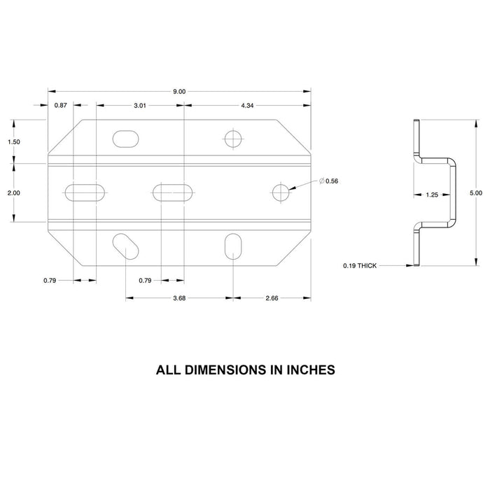 Ropeflex Bracket Adapter for RX2100 (38-3045)