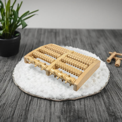 Therasage TheraFlex wooden reflexology foot roller, photo 2 of 4