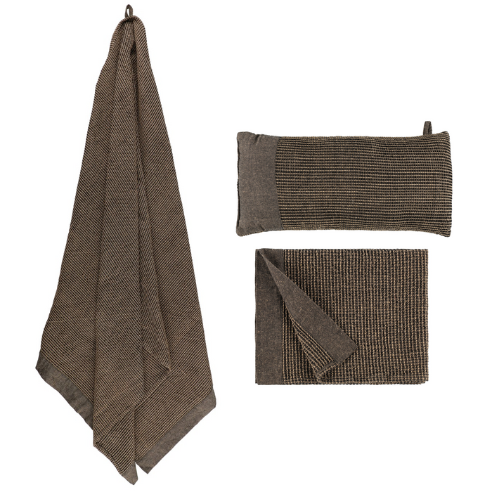 Rento Kenno Package Sauna Set, Bath Towel, Pillow, Seat Cover