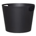 Rento Large Bucket Sauna Bucket, Silicone Handles, Dark Grey Aluminum