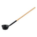 Rento Long Ladle Sauna Ladle, Large Aluminum Scoop, Long Bamboo Handle
