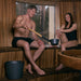 Rento Long Ladle Sauna Ladle, Large Aluminum Scoop, Long Bamboo Handle - image 3
