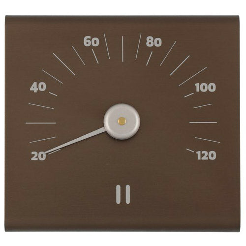 Rento Thermometer Sauna, Thermometer, Celsius, Square, Aluminum - image 2