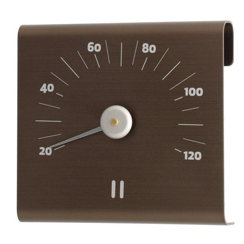 Rento Thermometer Sauna, Thermometer, Celsius, Square, Aluminum - image 3
