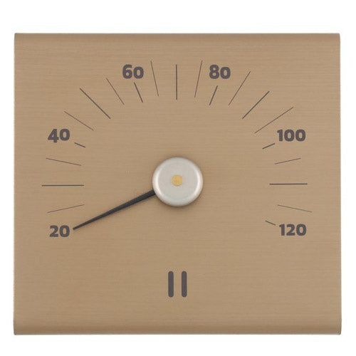 Rento Thermometer Sauna, Thermometer, Celsius, Square, Aluminum - image 4