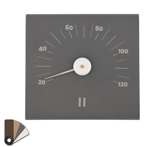 Rento Thermometer Sauna, Thermometer, Celsius, Square, Aluminum