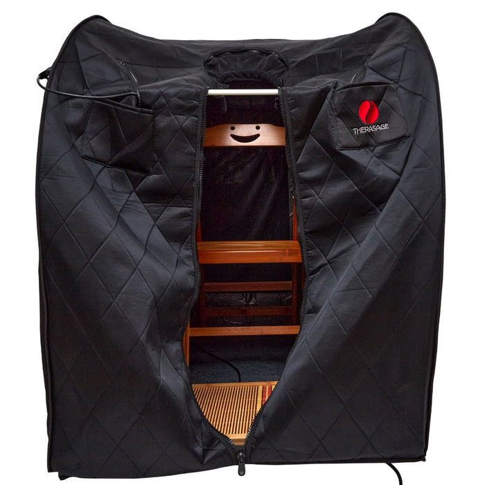 Therasage PLUS Personal Sauna (Black) TH360P-BLK — exterior view