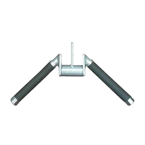 Muscle D Fitness Rotating Triceps Press-Down Bar - Cable Attachment - Muscle D Fitness - Rubber Triceps Press-... — front view