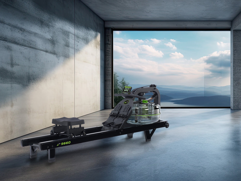 Dynamic Fluid FItness Dynamic Fluid S660 Rower — handles and grip