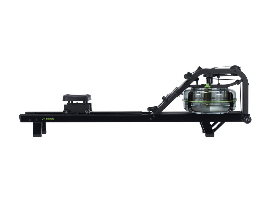 Dynamic Fluid FItness Dynamic Fluid S660 Rower — side profile