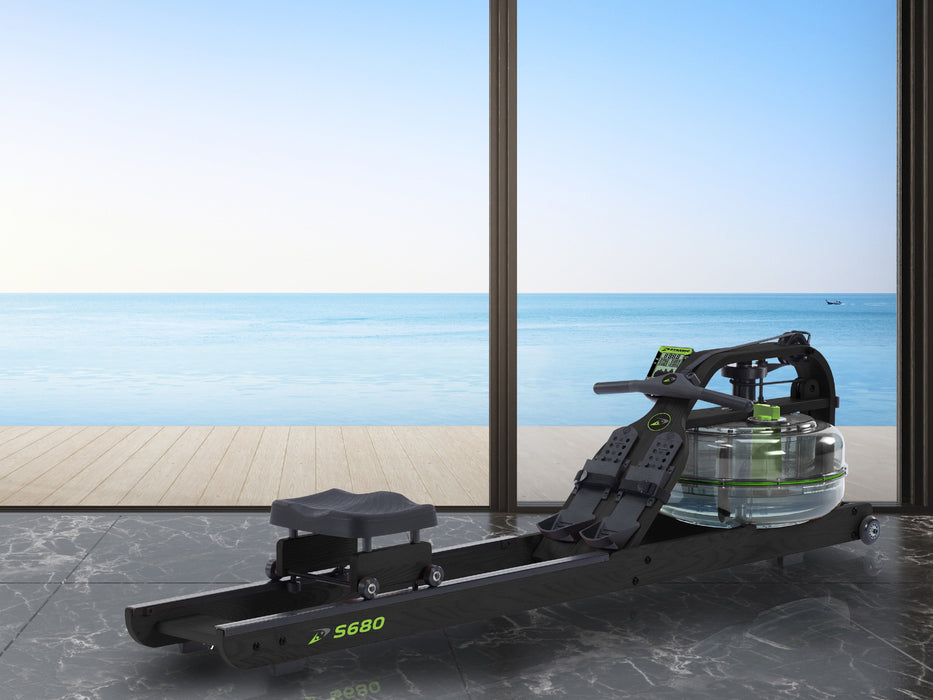 Dynamic Fluid FItness Dynamic Fluid S680 Rower — handles and grip