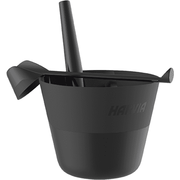 Finnish Sauna Builders Harvia Click Pail And Ladle Set - Finnish Sauna Builders — exterior view