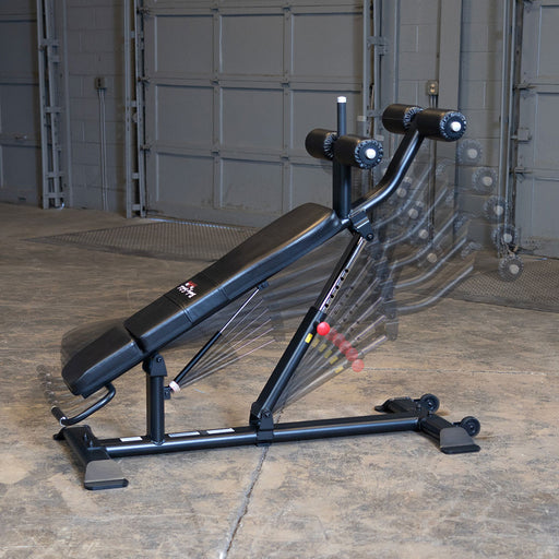 Body Solid Pro Clubline Ab Bench - SAB500B — weight load capacity