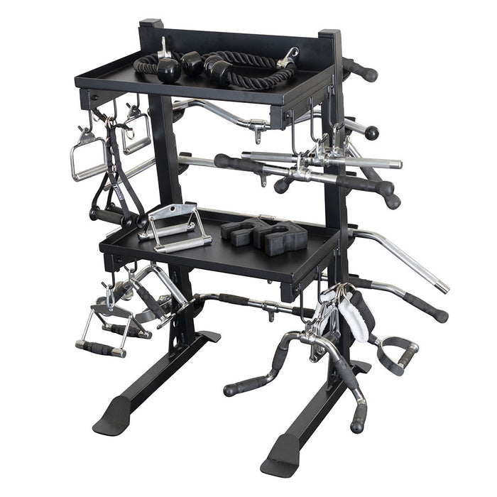 Body Solid Pro Clubline Accessory Rack SAR100 detail view 2