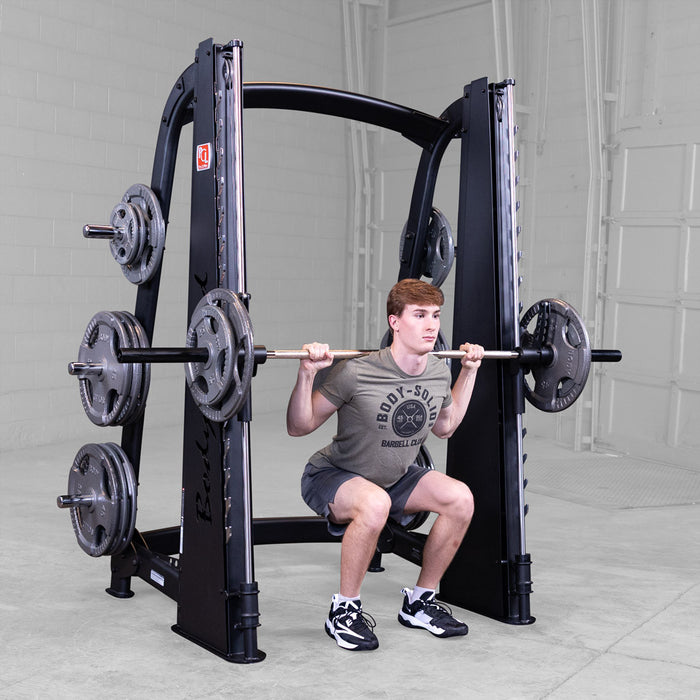 Body Solid Pro Clubline Counter-Balanced Smith Machine - SCB1000B — close-up detail