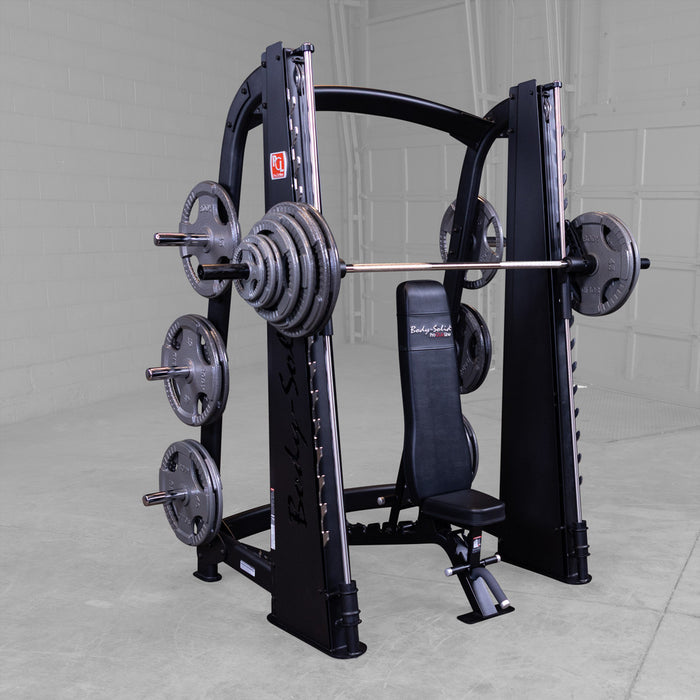 Body Solid Pro Clubline Counter-Balanced Smith Machine - SCB1000B — grip and contact surface