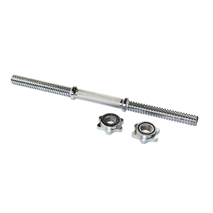 Body Solid Standard Threaded 19" Dumbbell Handle with Collars SDA19T detail view