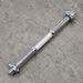 Body Solid Standard Threaded 19" Dumbbell Handle with Collars SDA19T angle view